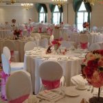 banquet room with white and pink accents Best Western Plus The Inn at Hampton