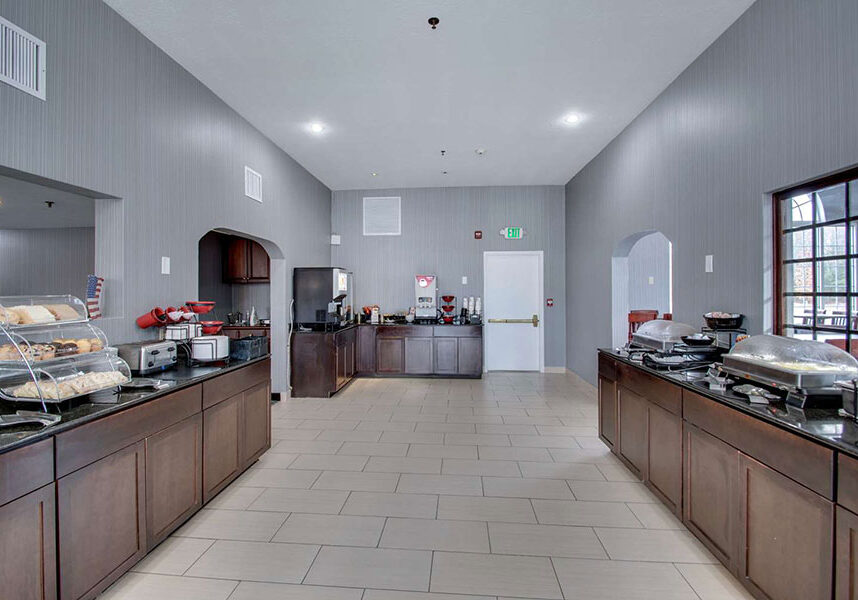 breakfast display area at Best Western Plus The Inn at Hampton